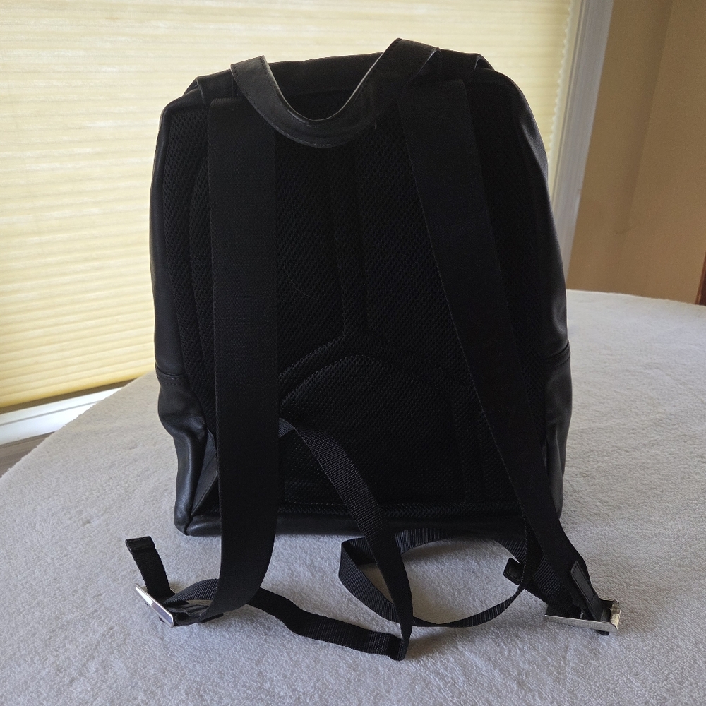 Prada Calfskin Leather Backpack Black - Picture 5 of 13